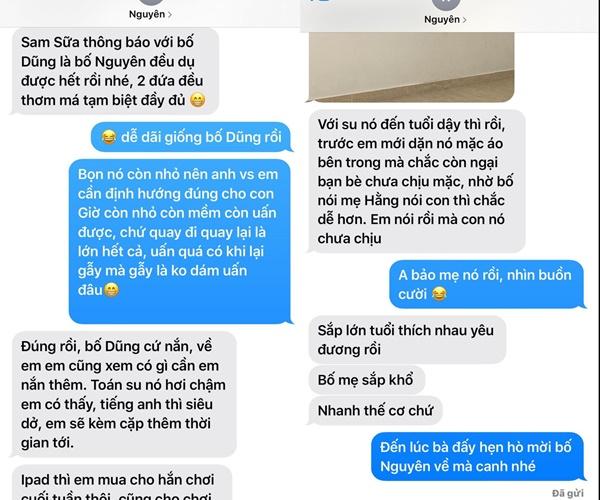 Cận ngày Hằng Túi lâm bồn lần 5, Tiến Dũng có hành động gây chú ý với con riêng của vợ-5