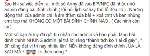Fanpage đầu tàu của BLACKPINK tại Việt Nam lên thớt vì fake news và thái độ lồi lõm-4