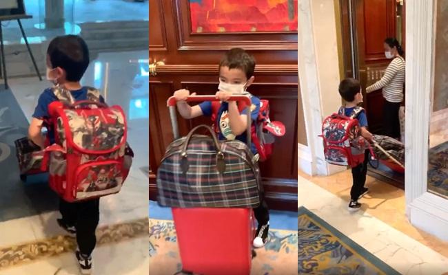 Quý tử lai nhà Thu Minh mới 5 tuổi nhưng cực ga lăng-2