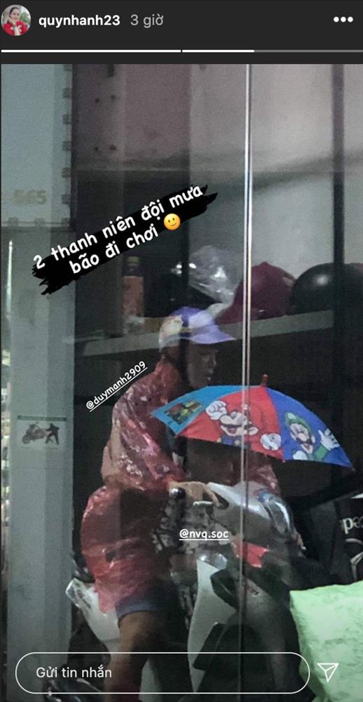 Quỳnh Anh kể bé Ú bị nhận nhầm là con gái khi đi tiêm phòng, tố Duy Mạnh đội mưa bão đi chơi-3