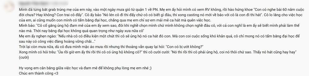 Xúc động mẹ thí sinh Lor chạy xe ôm công nghệ, tự hào khoe con thi Rap Việt-2