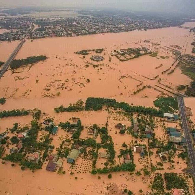 Nửa đêm người dân Quảng Bình kêu cứu vì nước lũ dâng cao, nhấn chìm nhà cửa-2