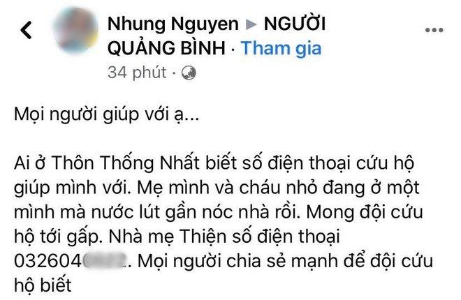 Nửa đêm người dân Quảng Bình kêu cứu vì nước lũ dâng cao, nhấn chìm nhà cửa-13