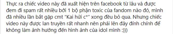 Fan EXO đăng bài đính chính cho Kai, đá xéo fandom ai cũng biết là ai đấy-3