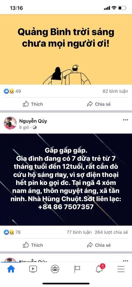 Giải cứu thành công 7 cháu bé mắc kẹt trong lũ nhờ sức mạnh cộng đồng mạng-1