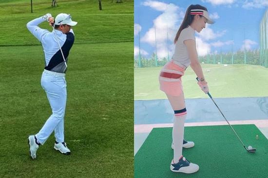 Hăng say với sân golf sau ly hôn, Trọng Hưng bị cà khịa: 'Có gặp cô giáo ở đó không?'