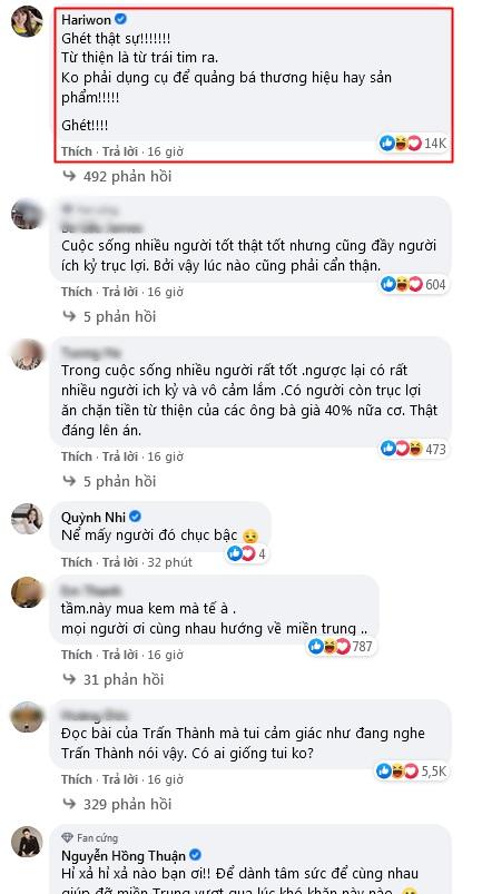 Trấn Thành kêu gọi hỗ trợ áo phao, nhãn hàng kem trộn ra đòn trục lợi-5