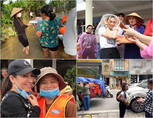 Xe từ thiện của Hòa Minzy bị người dân ném đá vỡ kính-1