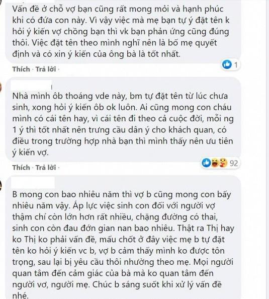Mẹ chồng đặt tên cháu đệm chữ Thị, con dâu thái độ: Thời buổi nào rồi còn để tên quê mùa-3