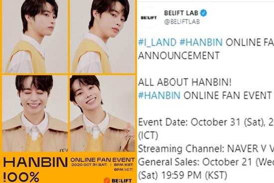 BELIFT LAB chơi lớn, tổ chức hẳn fanmeeting online cho trainee người Việt Hanbin