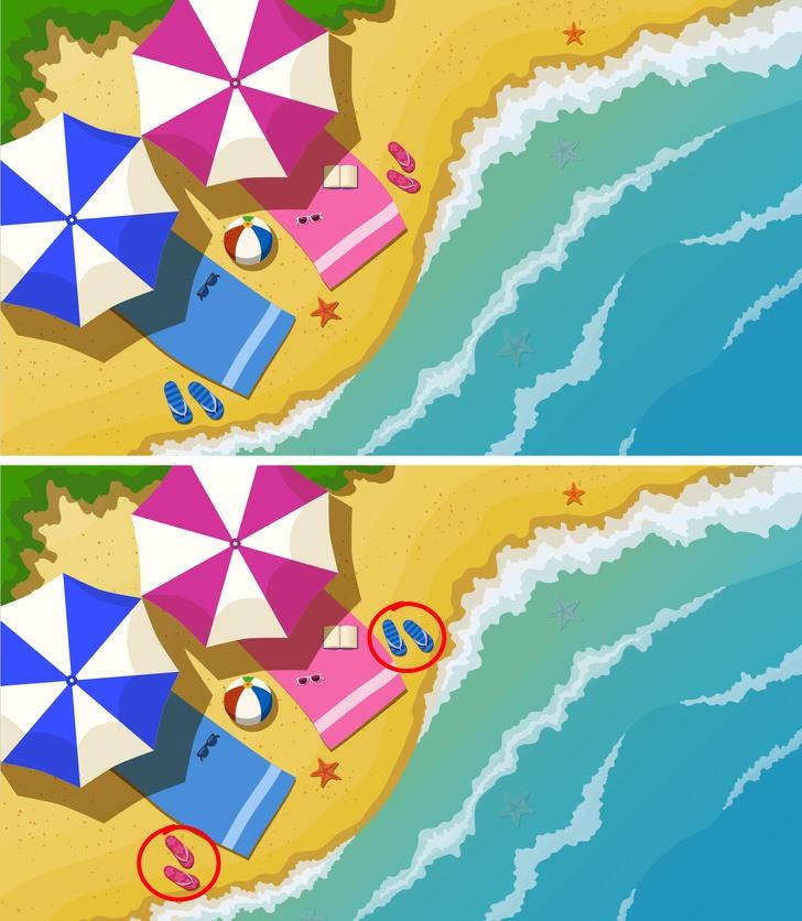 Mỗi hình có 1 điểm khác biệt, nếu bạn tìm ra trong vòng 5 giây, bạn có khả năng là thiên tài đó-8