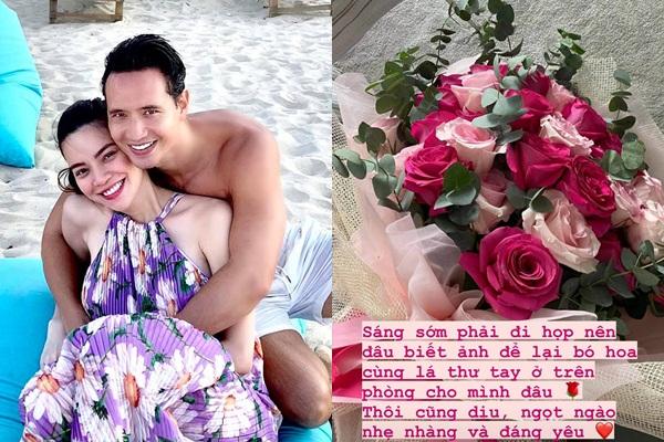 Hồ Ngọc Hà ôm chặt Kim Lý, khéo léo giấu bụng bầu dù gần đến ngày sinh nở-2