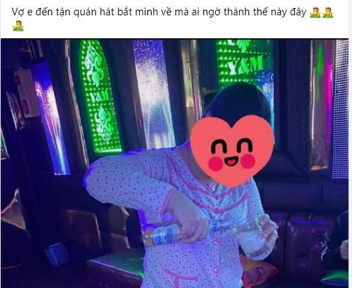 Chồng nhậu không về, vợ đến quán karaoke tìm và cái kết cười ra nước mắt-1