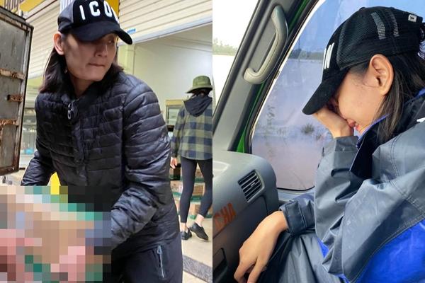 Chồng việt Kiều bật khóc khi xem ảnh Lê Thúy từ thiện miền Trung-3