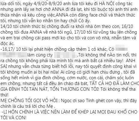 Chị vợ tố soái ca Người Ấy Là Ai ngoại tình với mẫu Tây: Tôi mong anh ấy biết sống tử tế-2