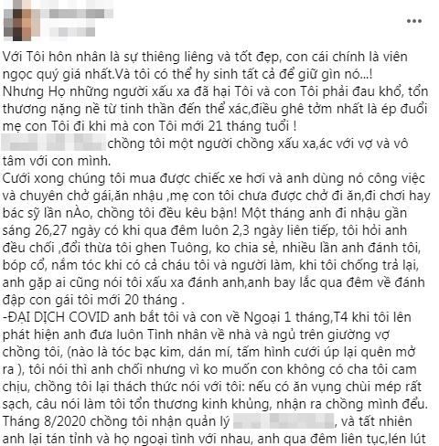 Chị vợ tố soái ca Người Ấy Là Ai ngoại tình với mẫu Tây: Tôi mong anh ấy biết sống tử tế-1