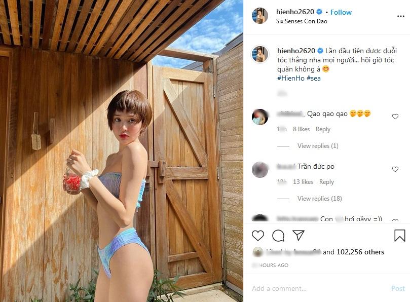 Hiền Hồ tung ảnh bikini nóng bỏng, dân mạng lại réo tên Trần Đức Bo-2