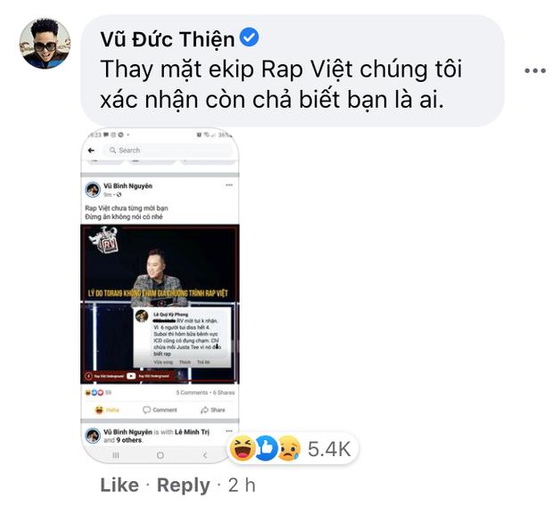 Nam rapper trót lỡ lời một ly, e-kip Rap Việt khiến người này đi luôn ngàn dặm-3