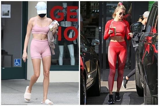 Bà xã Justin Bieber gặp sự cố hằn rõ vùng nhạy cảm còn thê thảm hơn Hoa hậu Mai Phương Thúy