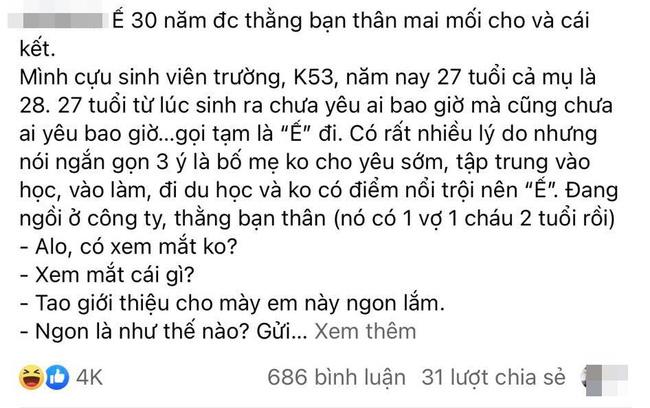 Ế gần 30 năm được bạn thân mai mối, chàng trai điếng người khi thấy người đến điểm hẹn-2