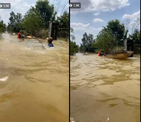 Thuyền cứu trợ của hoa hậu Kỳ Duyên bị lật-3