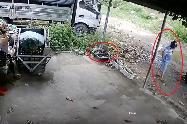 Clip: Bị mất áo mưa, chủ nhà check camera mà sốt ruột với màn ăn cắp cồng kềnh của thủ phạm-1