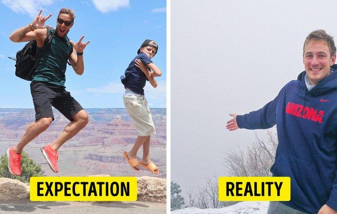 Cái kết của việc đi du lịch nhưng không xem ngày, du khách đứng hình khi nhìn thực tế-5