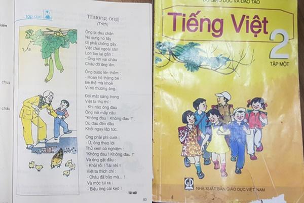 Tranh cãi bài thơ Thương ông sách tiếng Việt lớp 2 bị biến tấu nội dung-1