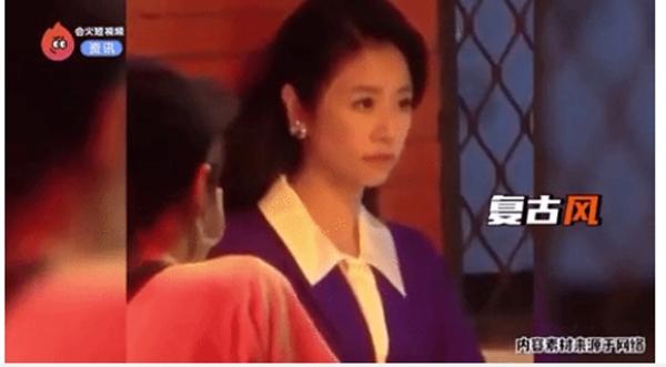 Lâm Tâm Như lộ gương mặt đau khổ trên phim trường sau khi cãi nhau với chồng-1