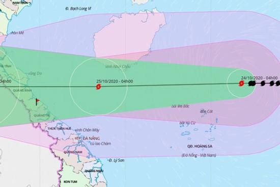Bão mạnh cấp 8 dự kiến đổ bộ Hà Tĩnh - Quảng Trị