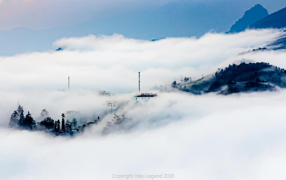 Khung cảnh biển mây tựa chốn thiên đường ở Sa Pa-5