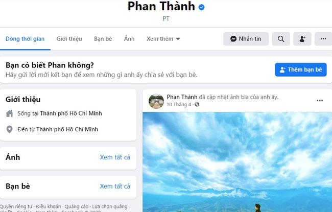Thiếu gia Phan Thành bất ngờ xóa hết ảnh lẫn bài đăng trên Facebook, chỉ để lại duy nhất một tấm hình-1