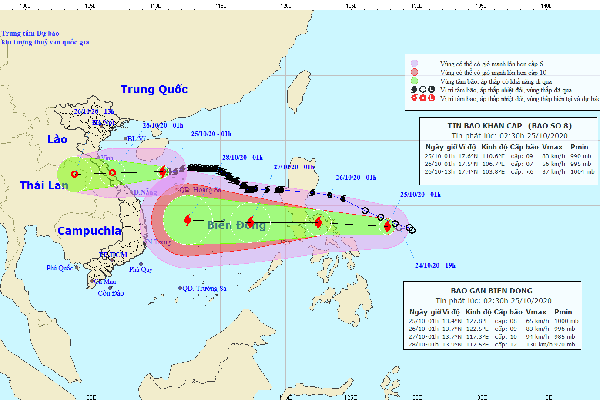 Bão Molave giật cấp 15, tuần tới hướng vào Đà Nẵng - Phú Yên-2