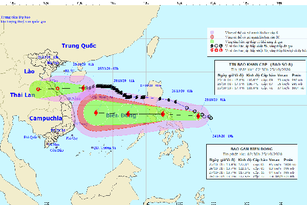 Bão số 8 chưa vào đất liền, miền Trung chuẩn bị đón thêm bão cấp 12