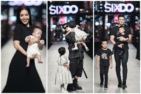 Ninh Dương Lan Ngọc bế nhóc tì 5 tháng tuổi nhà Đỗ Mạnh Cường catwalk gây bất ngờ