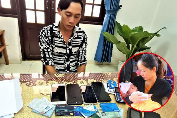 Kẻ dùng dao dí vào cổ cô gái bắt chuyển tiền qua tài khoản ở Sài Gòn bị bắt ở Thanh Hóa-3