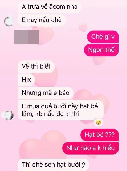 Hí hửng tưởng được vợ nấu chè bưởi hạt sen cho ăn, anh chồng nín lặng khi đọc tin nhắn-1