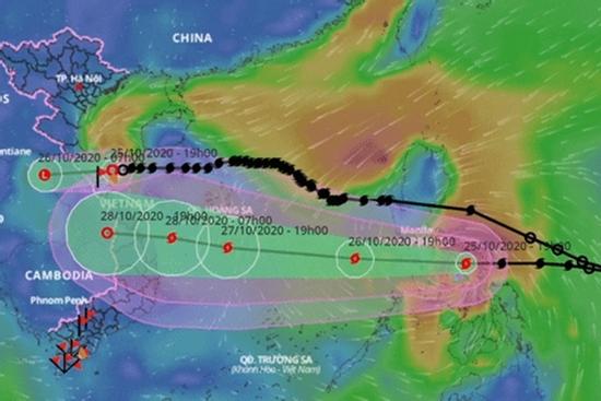 Dự báo thời tiết 26/10: Miền Trung mưa liên tục, 'nín thở' chờ bão Molave