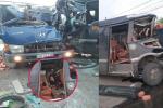 Kinh hoàng: Xe khách 'đấu đầu' xe tải, 1 tài xế tử vong ở Đồng Nai