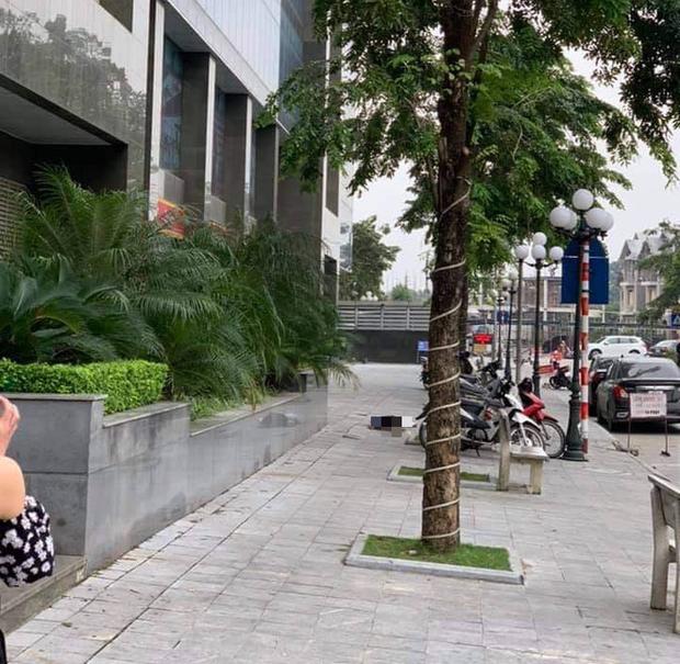 Người phụ nữ rơi từ chung cư xuống đất tử vong-1