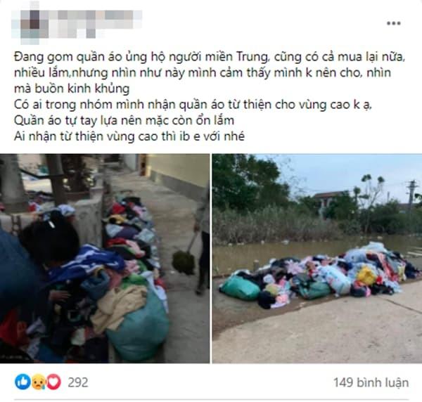 Lê Thúy bức xúc trước thông tin người dân vùng lũ vứt quần áo từ thiện-1