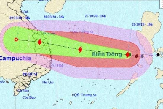 Bão số 9 có thể là cơn bão mạnh nhất từ đầu năm 2020