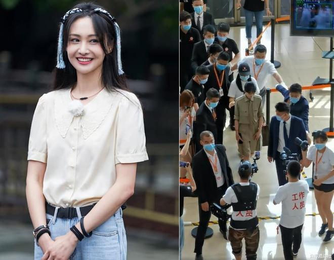 Cảnh Điềm được 100 vệ sĩ hộ tống và loạt sao Hoa ngữ bị chê lố bịch-5