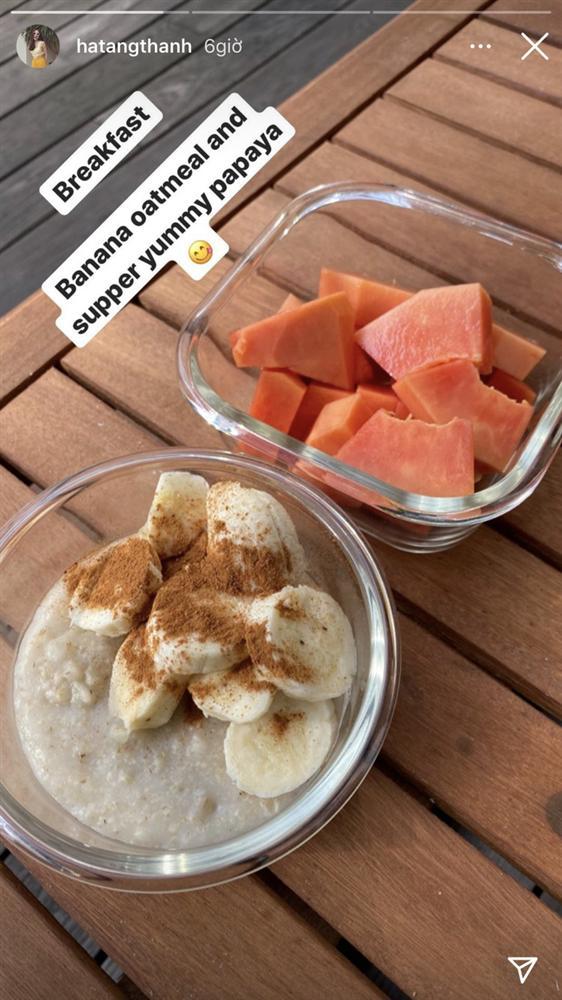 Để ý mới thấy Tăng Thanh Hà ăn sáng rất khác biệt, chả trách làm mẹ 2 con mãi xinh đẹp-7