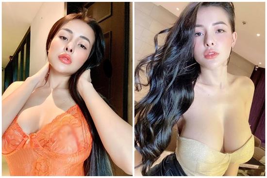 Ngân 98 diện áo ren xuyên thấu lộ vòng 1 'xấu không tưởng'