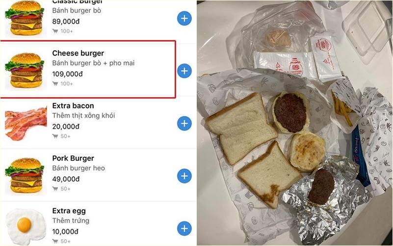 Cô gái khóc ngất vì đồ ăn order khác xa thực tế, dân mạng cà khịa giống hệt, khác mỗi màu-8
