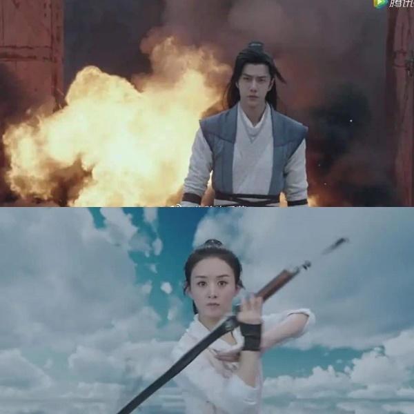 Phim của Vương Nhất Bác - Triệu Lệ Dĩnh bị chê cười vì hết tiền làm kỹ xảo-1