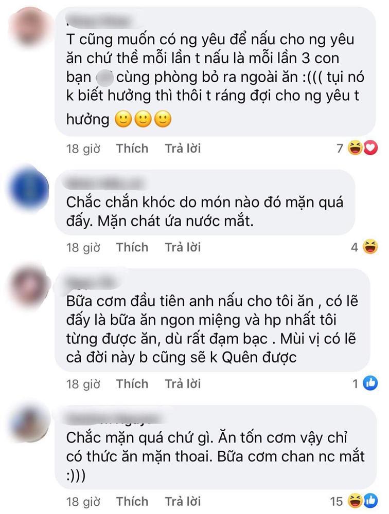 Được người yêu nấu ăn cho, nam thanh niên bật khóc nức nở-3