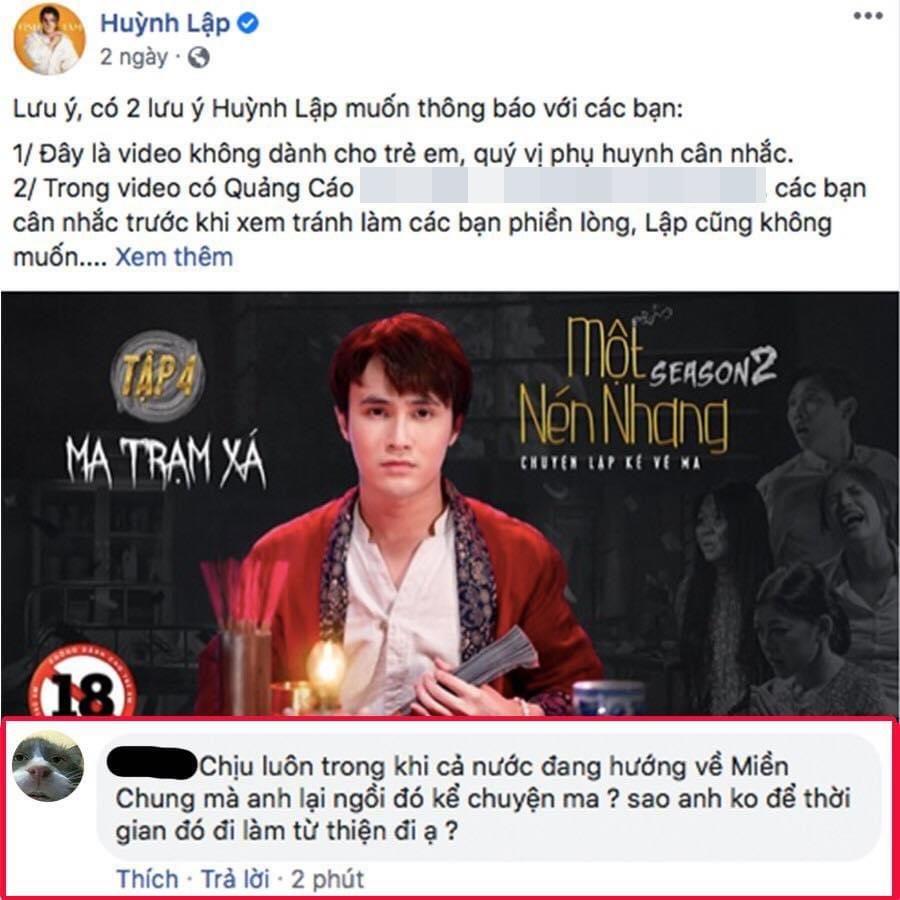 Huỳnh Lập nói gì khi bị hỏi Tại sao làm phim ma giữa lúc miền Trung lũ lụt?-2