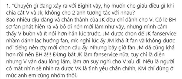 Fan BTS tổn thọ vì shipper VKOOK nhiệt tình quá đà chửi Jimin tội tiểu tam-3